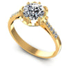 Round Diamonds 0.50CT Engagement Ring in 14KT White Gold