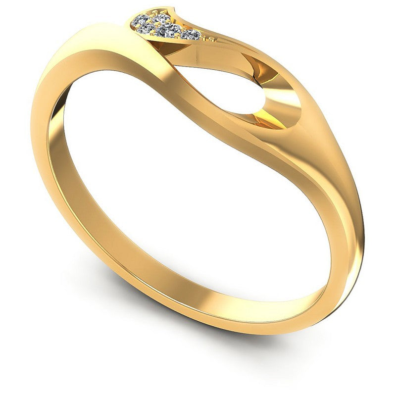 Round Diamonds 0.15CT Diamonds Wedding Band in 14KT White Gold