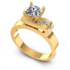 Princess Diamonds 0.45CT Engagement Ring in 14KT White Gold