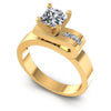 0.45CT Princess  Cut Diamonds Engagement Rings