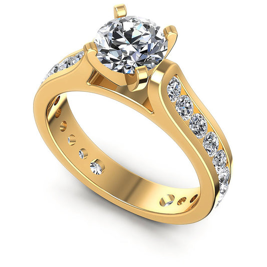 1.25CT Round  Cut Diamonds Engagement Rings