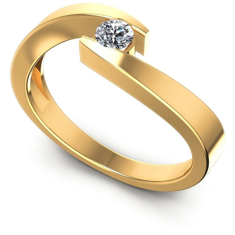 Round Cut Diamonds Mens Ring in 14KT White Gold