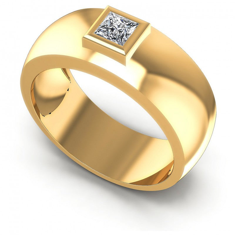 Princess Diamonds 0.35CT Solitaire Ring in 14KT White Gold