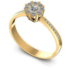 Round Diamonds 0.35CT Fashion Ring in 14KT White Gold