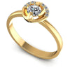 Round Diamonds 0.35CT Fashion Ring in 14KT White Gold