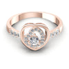Round Diamonds 0.20CT Fashion Ring in 18KT Yellow Gold