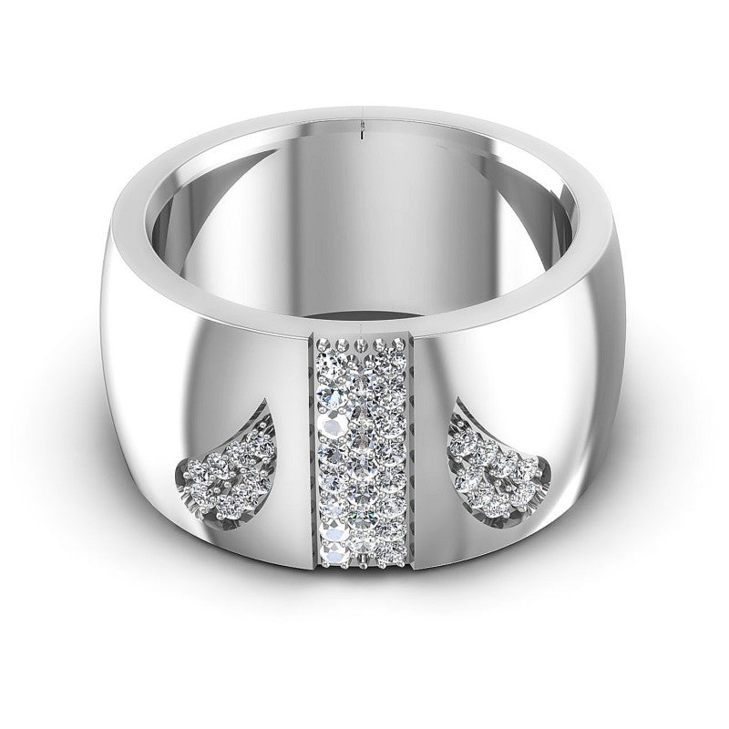 Round Diamonds 0.55CT Diamonds Wedding Band in 14KT Yellow Gold