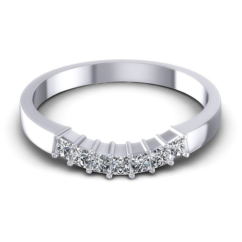 Princess Diamonds 0.40CT Diamonds Wedding Band in 14KT Yellow Gold