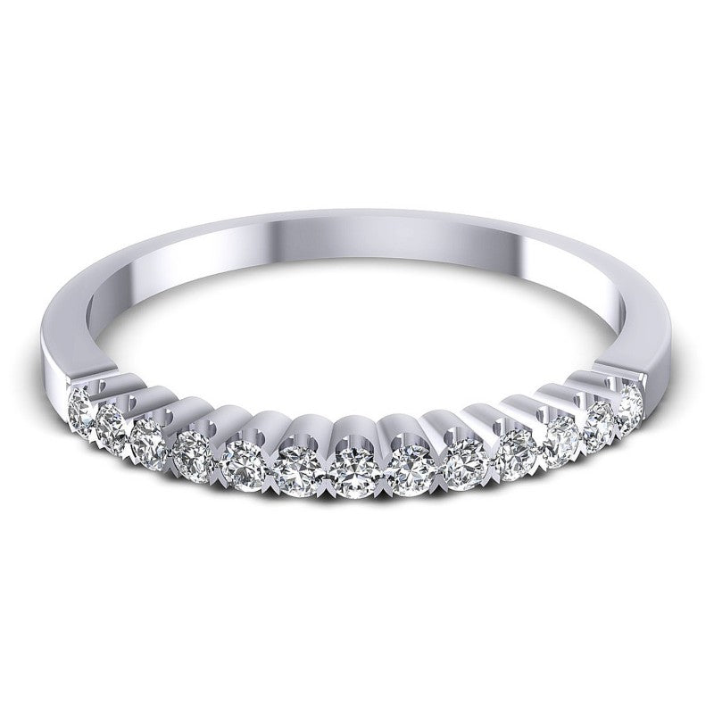 Round Diamonds 0.25CT Diamonds Wedding Band in 14KT Yellow Gold