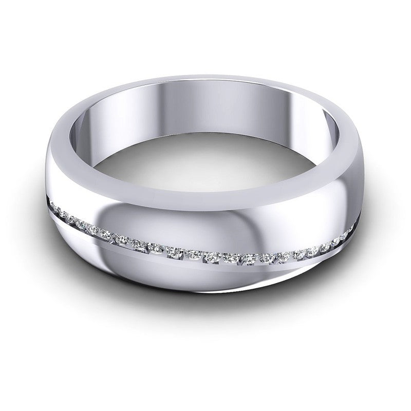 Round Diamonds 0.20CT Diamonds Wedding Band in 14KT Yellow Gold
