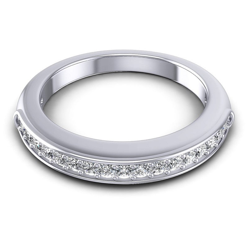 Round Diamonds 0.35CT Diamonds Wedding Band in 14KT Yellow Gold