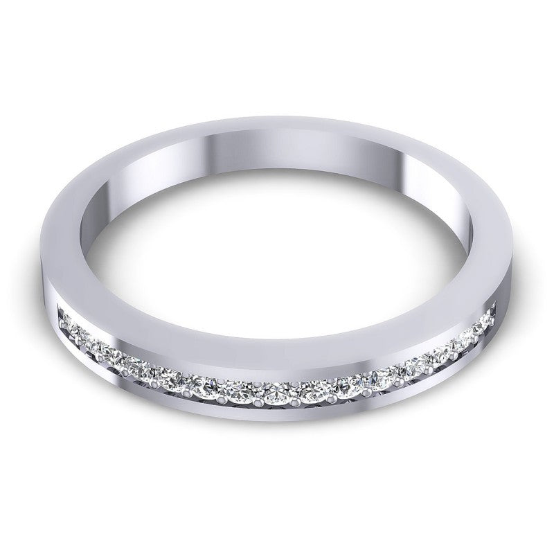 Round Diamonds 0.20CT Diamonds Wedding Band in 14KT Yellow Gold
