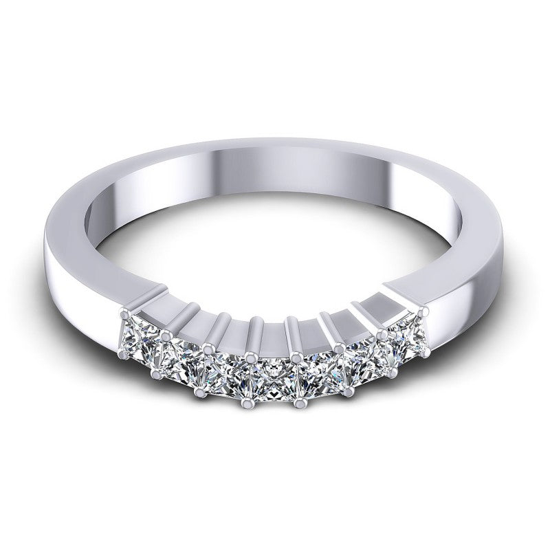 Princess Diamonds 0.45CT Diamonds Wedding Band in 14KT Yellow Gold