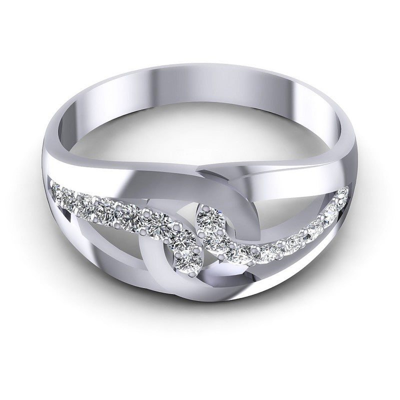 Round Diamonds 0.35CT Diamonds Wedding Band in 14KT Yellow Gold