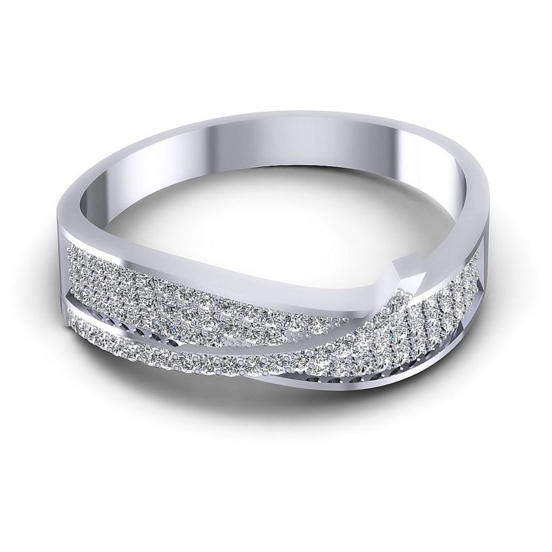 Round Diamonds 0.50CT Diamonds Wedding Band in 14KT Yellow Gold