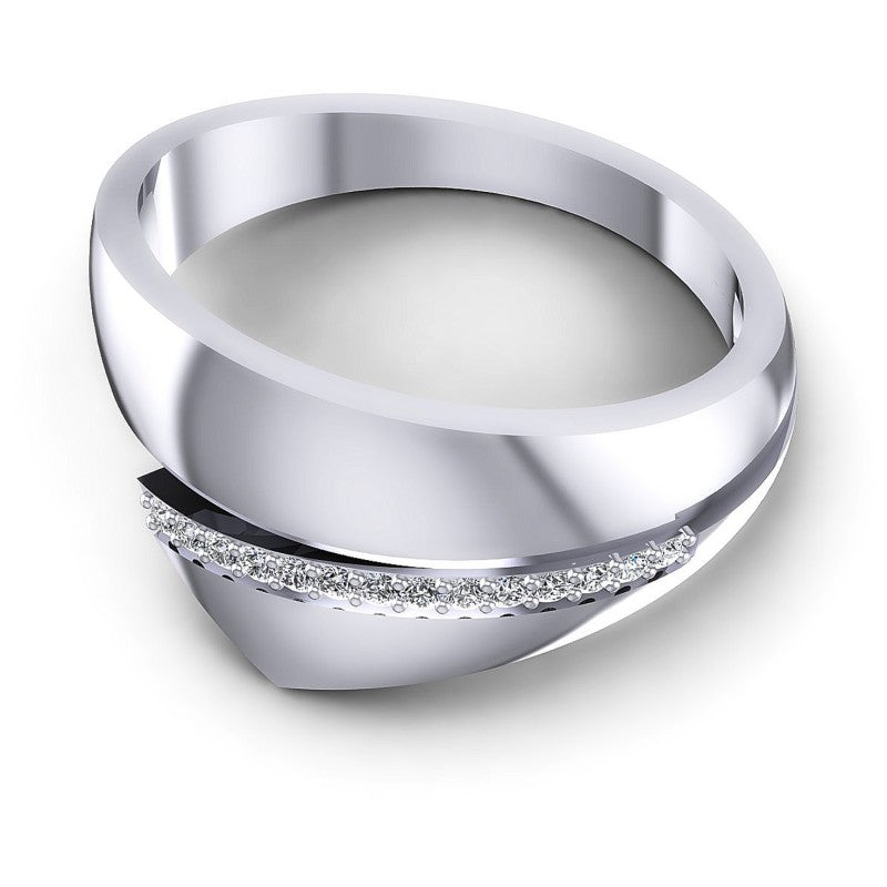 Round Diamonds 0.15CT Diamonds Wedding Band in 14KT Yellow Gold