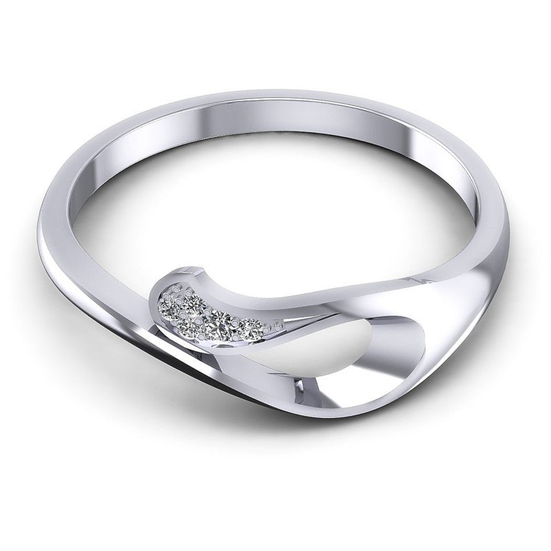 Round Diamonds 0.15CT Diamonds Wedding Band in 14KT Yellow Gold