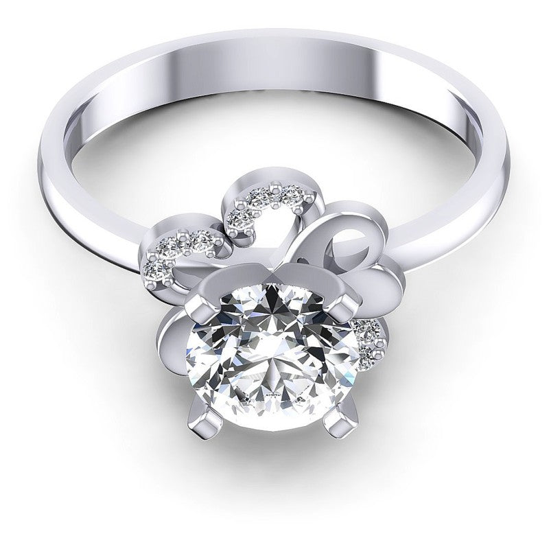 Round Diamonds 0.40CT Engagement Ring in 14KT Yellow Gold
