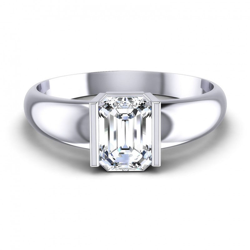 Emerald Diamonds 0.35CT Solitaire Ring in 14KT Yellow Gold