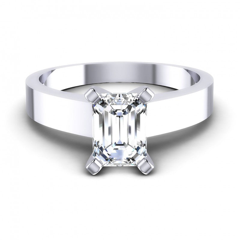 Emerald Diamonds 0.35CT Solitaire Ring in 14KT Yellow Gold