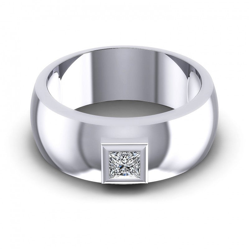 Princess Diamonds 0.35CT Solitaire Ring in 14KT Yellow Gold