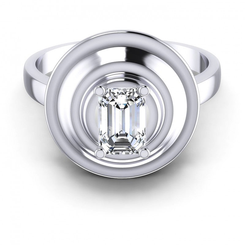 Emerald Diamonds 0.35CT Solitaire Ring in 14KT Yellow Gold