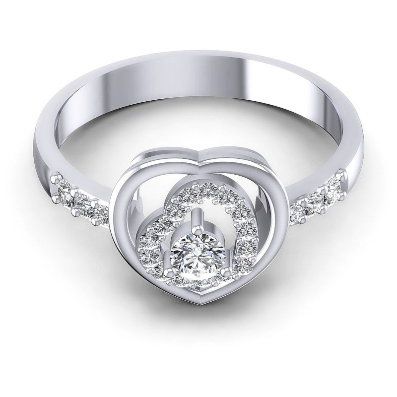 Round Diamonds 0.35CT Fashion Ring in 14KT Yellow Gold