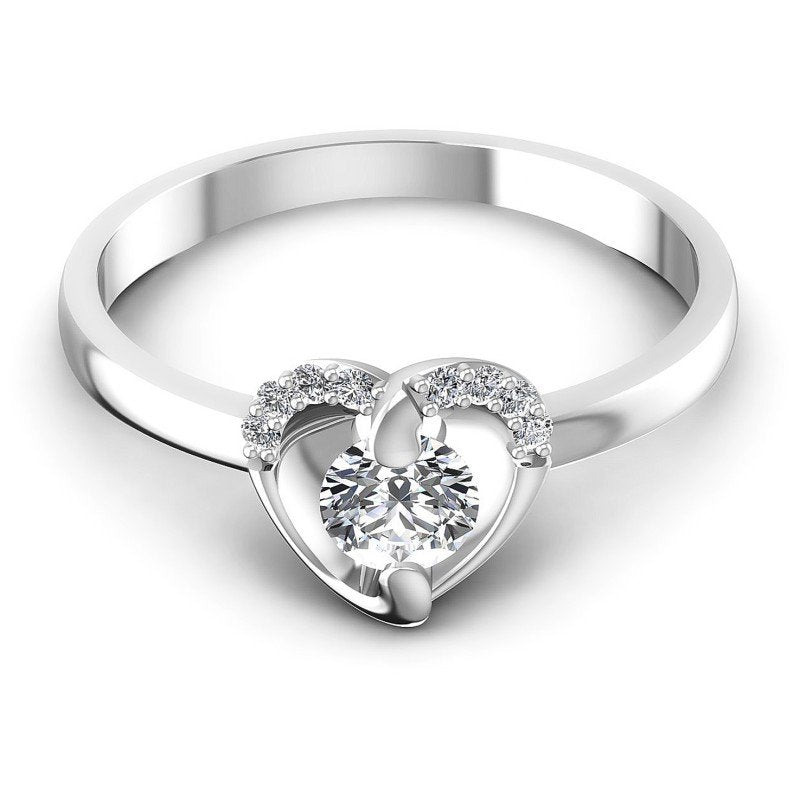 Round Diamonds 0.35CT Fashion Ring in 14KT Yellow Gold
