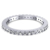 Round Diamonds 0.45CT Eternity Ring in 14KT Yellow Gold