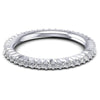 Round Diamonds 0.45CT Eternity Ring in 14KT Yellow Gold