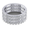 Round Diamonds 2.95CT Eternity Ring in 14KT Yellow Gold
