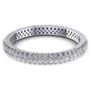 Round Diamonds 0.80CT Eternity Ring in 14KT Yellow Gold