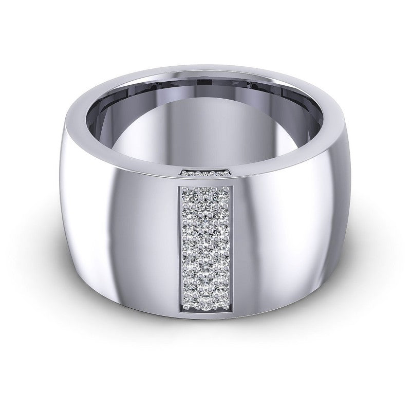 Round Diamonds 0.25CT Diamonds Wedding Band in 14KT Yellow Gold