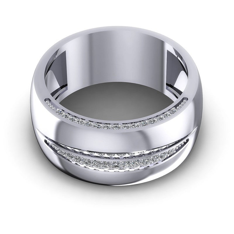 Round Diamonds 0.45CT Diamonds Wedding Band in 14KT Yellow Gold