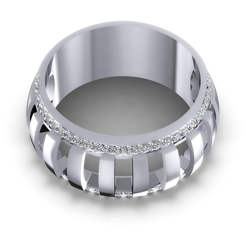 Round Diamonds 0.45CT Diamonds Wedding Band in 14KT Yellow Gold