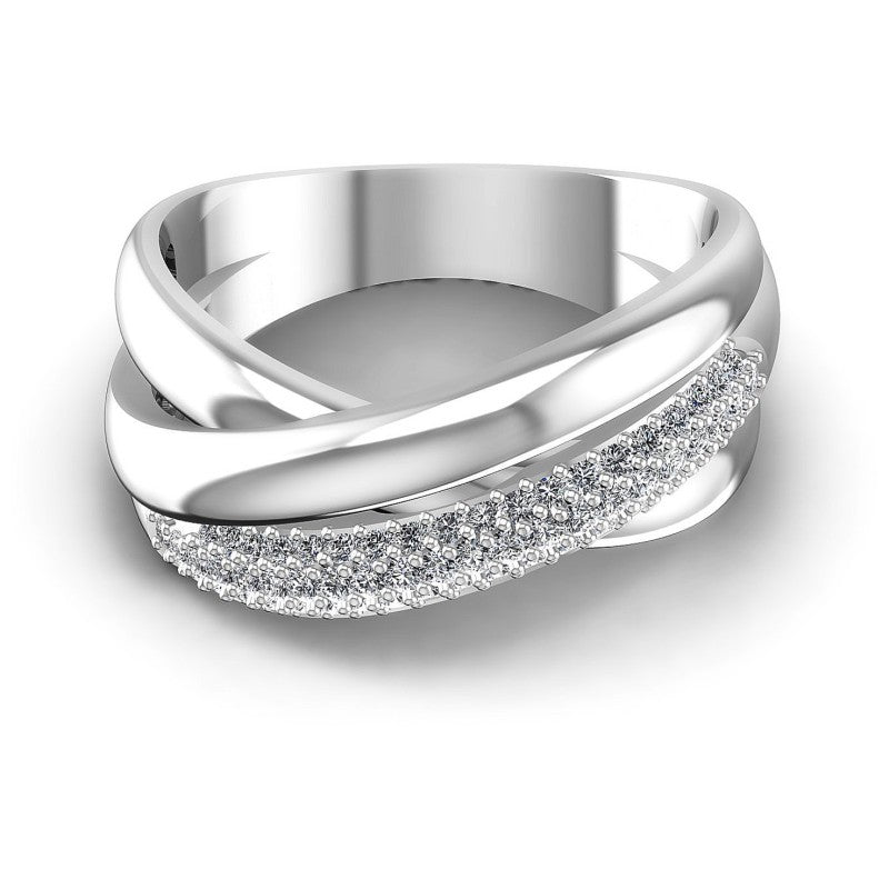Round Diamonds 0.45CT Diamonds Wedding Band in 14KT Yellow Gold