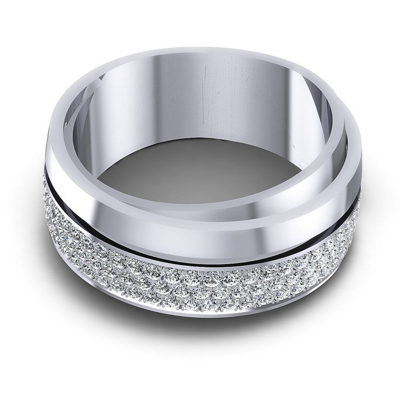 Round Diamonds 0.75CT Diamonds Wedding Band in 14KT Yellow Gold
