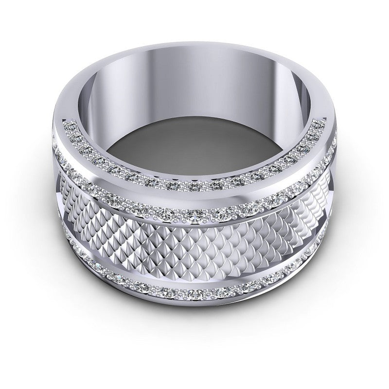 Round Diamonds 0.75CT Diamonds Wedding Band in 14KT Yellow Gold