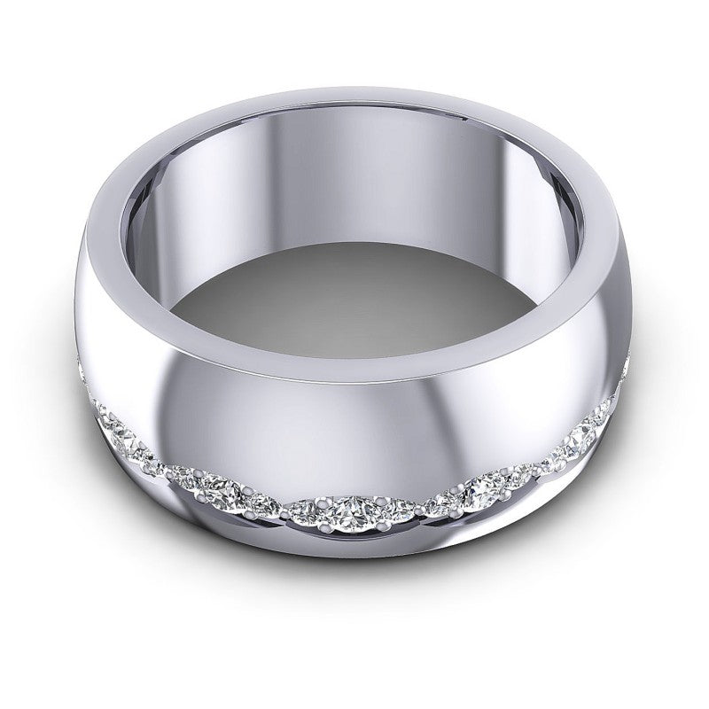 Round Diamonds 0.50CT Diamonds Wedding Band in 14KT Yellow Gold