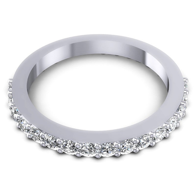 Round Diamonds 0.65CT Diamonds Wedding Band in 14KT Yellow Gold