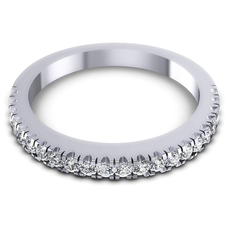 Round Diamonds 0.40CT Diamonds Wedding Band in 14KT Yellow Gold
