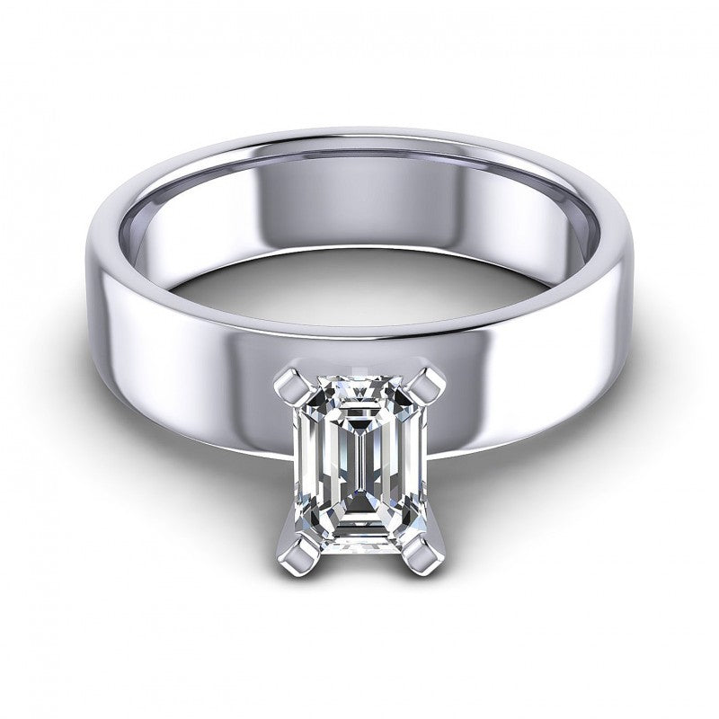 Emerald Diamonds 0.35CT Solitaire Ring in 14KT Yellow Gold