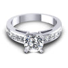 Princess and Round Diamonds 1.55CT Engagement Ring in 14KT Yellow Gold