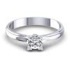 Round Diamonds 0.35CT Solitaire Ring in 14KT Yellow Gold