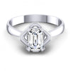Princess Cut Diamonds Solitaire Ring in 14KT Yellow Gold