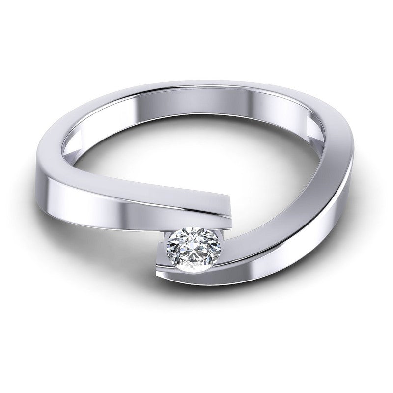 Round Cut Diamonds Mens Ring in 14KT Yellow Gold