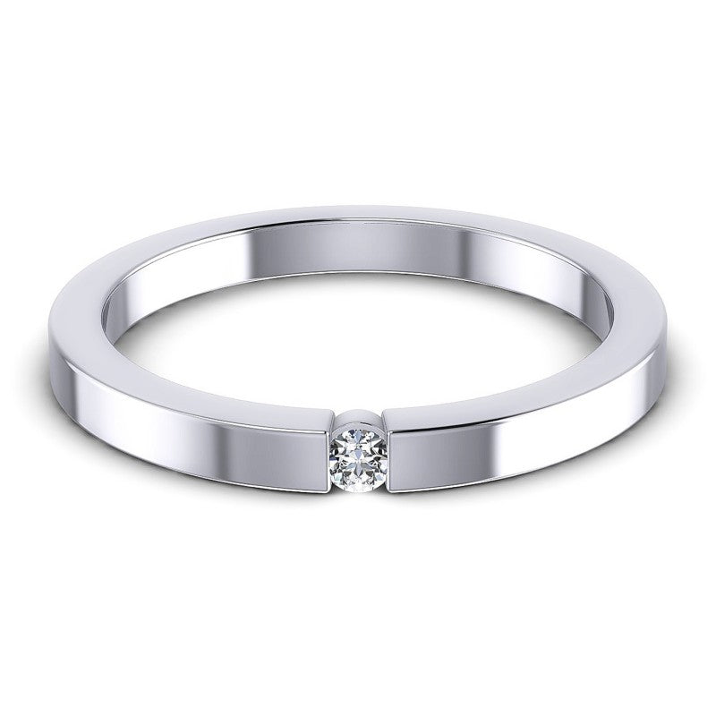 Round Cut Diamonds Mens Ring in 14KT Yellow Gold