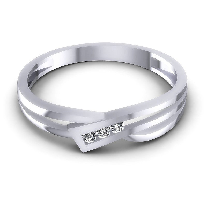 Round Diamonds 0.05CT Diamonds Wedding Band in 14KT Yellow Gold
