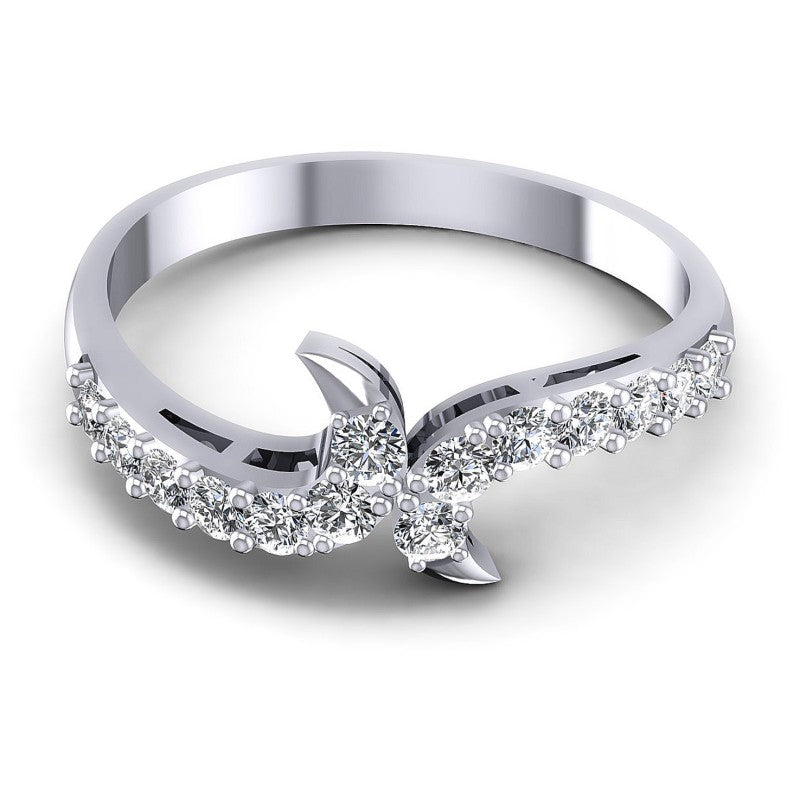 Round Diamonds 0.40CT Diamonds Wedding Band in 14KT Yellow Gold