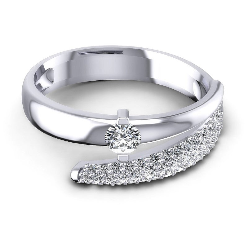 Round Diamonds 0.80CT Engagement Ring in 14KT Yellow Gold